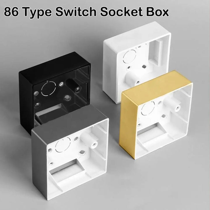 PVC 86-Type Wall Mount Junction Box – Switch & Socket Enclosure