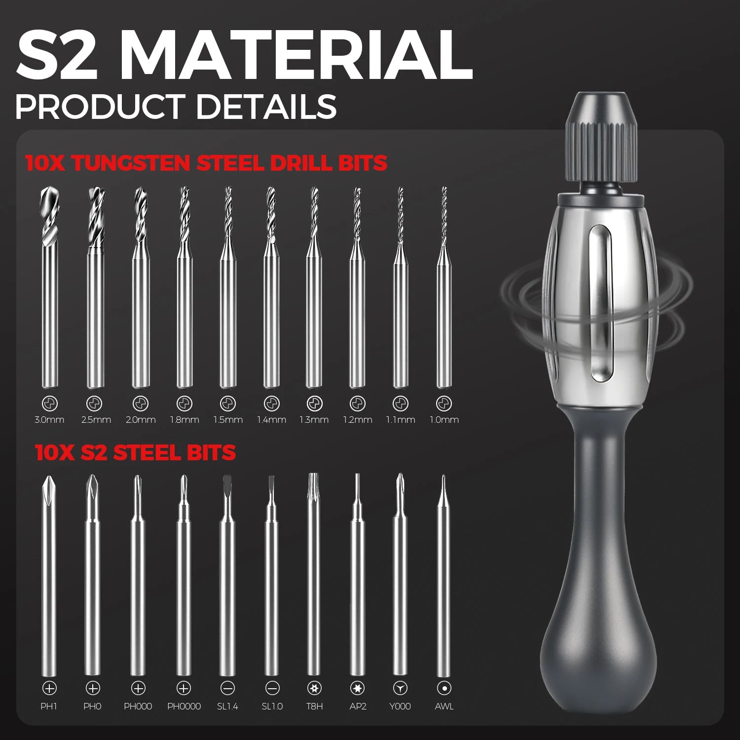 24-in-1 RS1 Multi-Purpose Ratchet Screwdriver Set