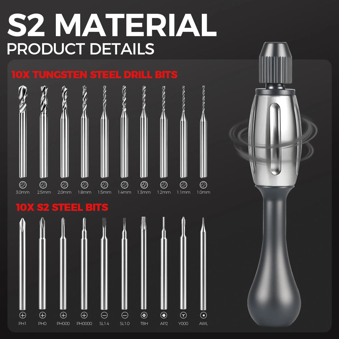 24-in-1 RS1 Multi-Purpose Ratchet Screwdriver Set