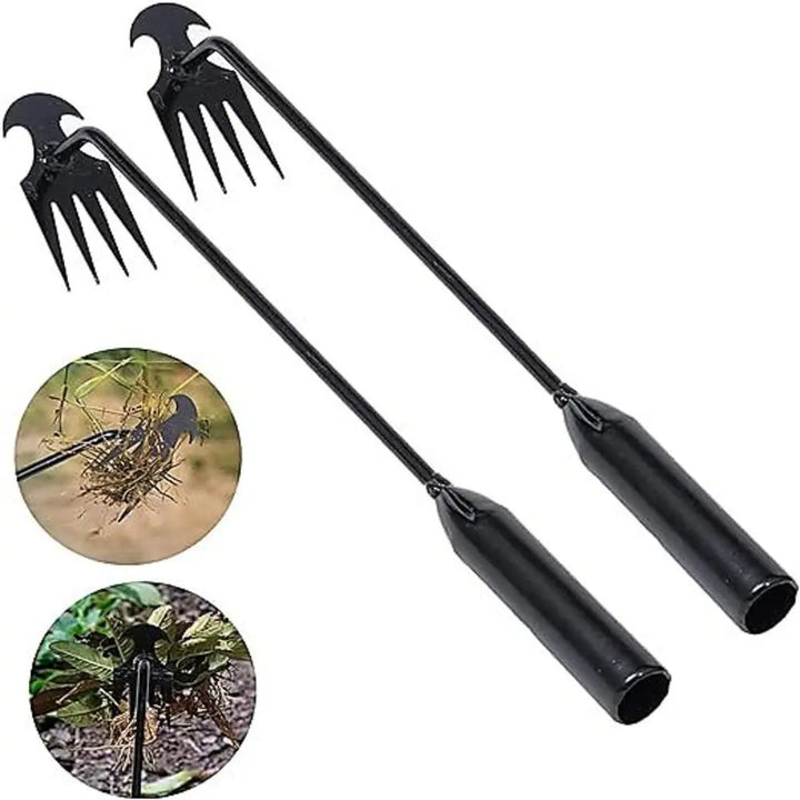 4-Tooth Multifunctional Hand Weeder – Portable Garden Tool