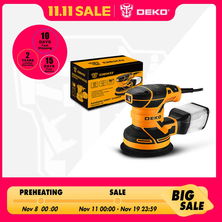 DKOS32XL125 320W Random Orbit Sander