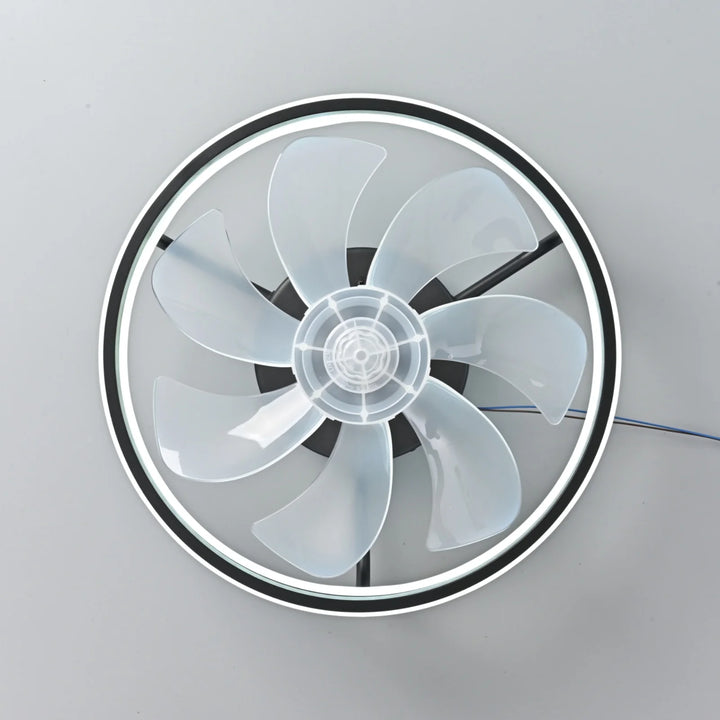 55W Ceiling Fan with LED Light – 34cm Remote-Controlled