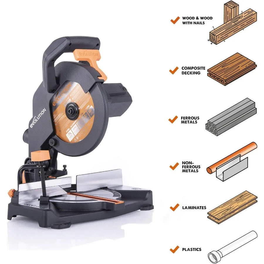 R210CMS Compound Miter Saw – 81.4mm Multi-Material TCT Blade