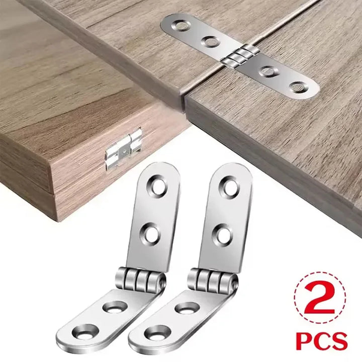 180° Foldable Screw-On Cabinet Hinges (2pcs)