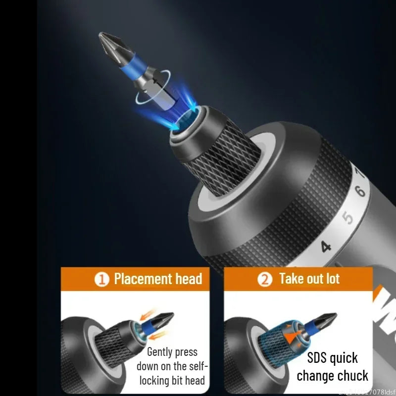 4V Smart Cordless Screwdriver Set