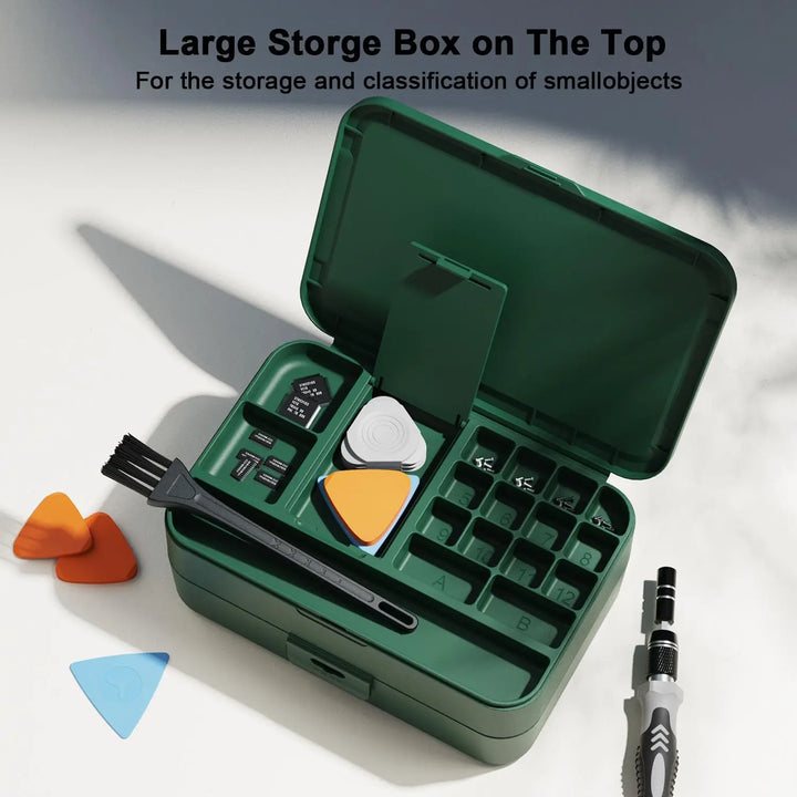 132-in-1 Precision Screwdriver Set – Magnetic Bits with Storage Box