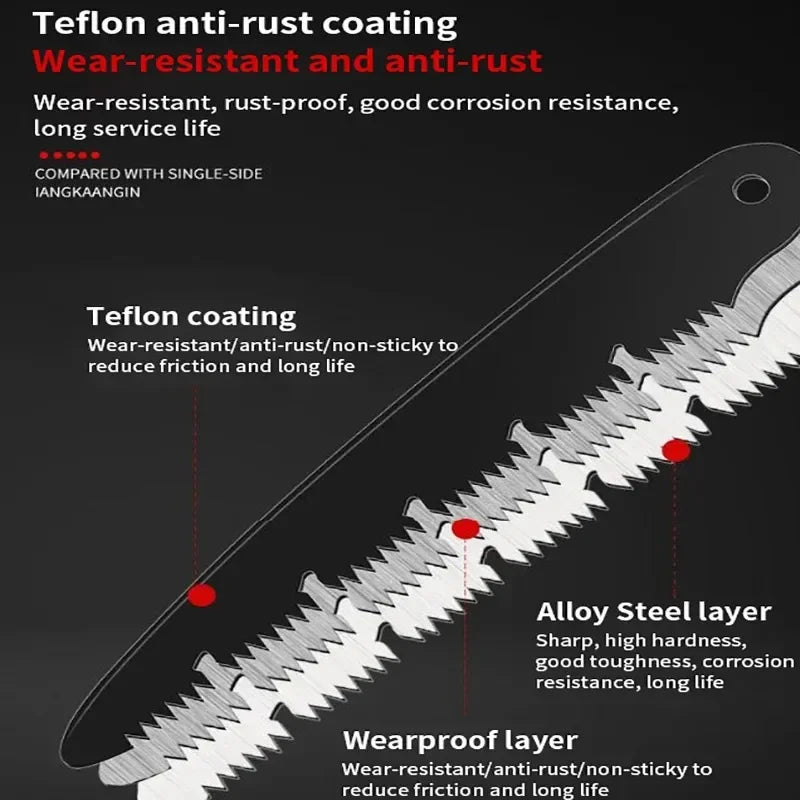 Folding Multifunctional Hand Saw – Portable Garden & Logging Tool