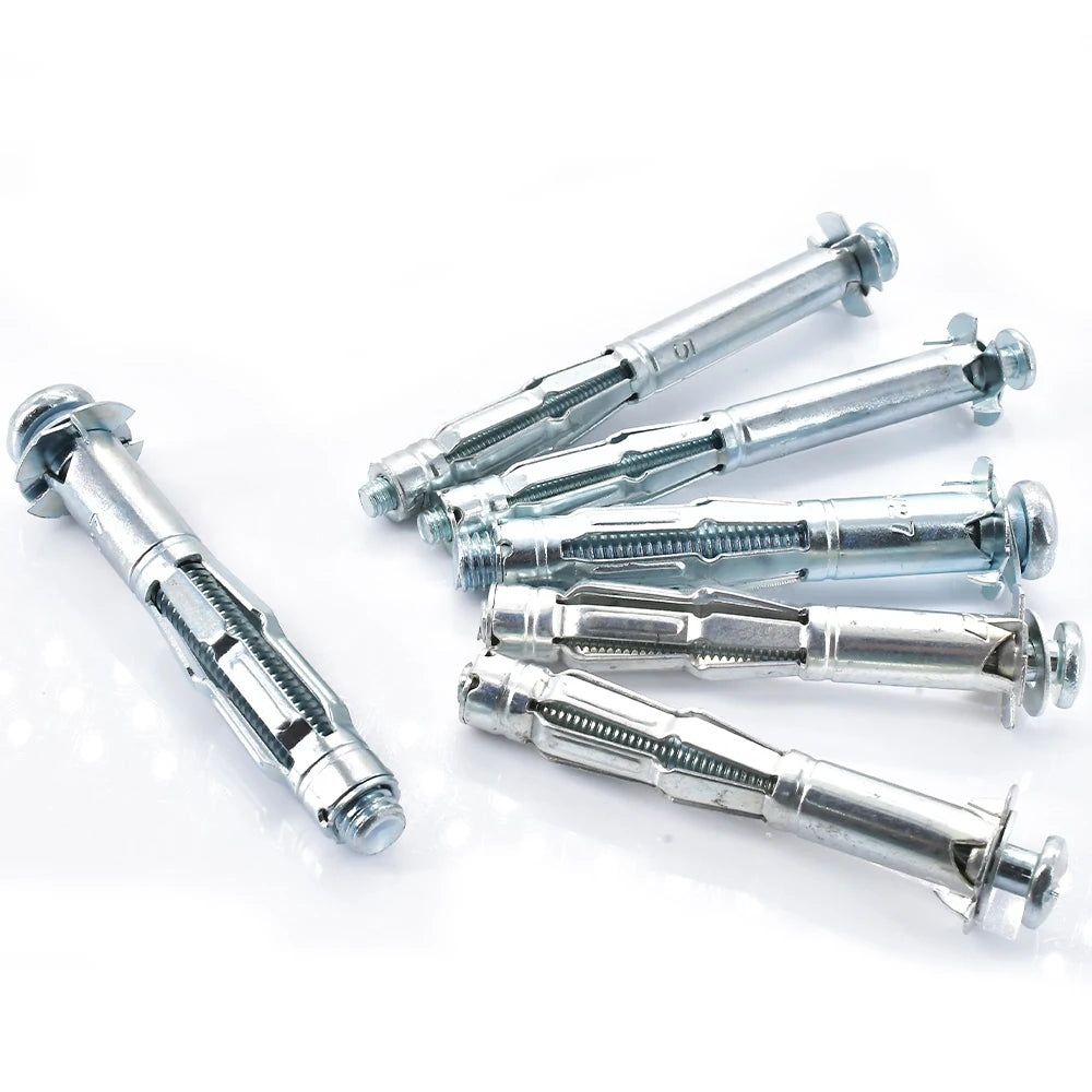 M4–M8 Gypsum & Drywall Expansion Screws – Metal Hollow Wall Anchors