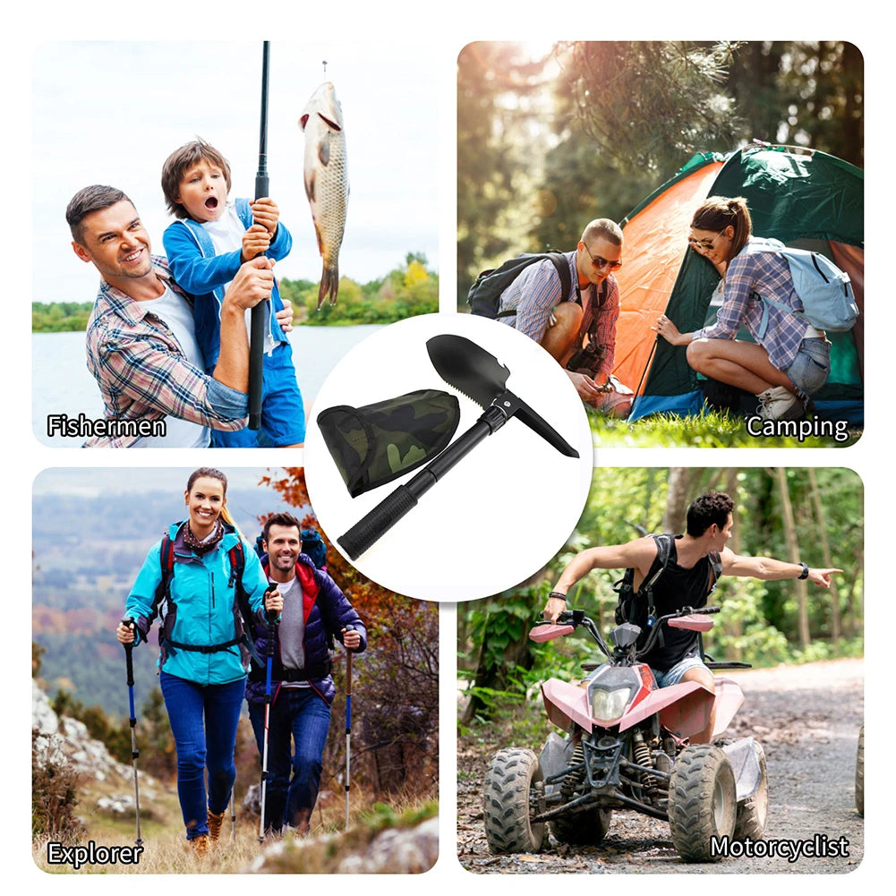 Foldable Portable Engineer Shovel – Camping & Survival Tool