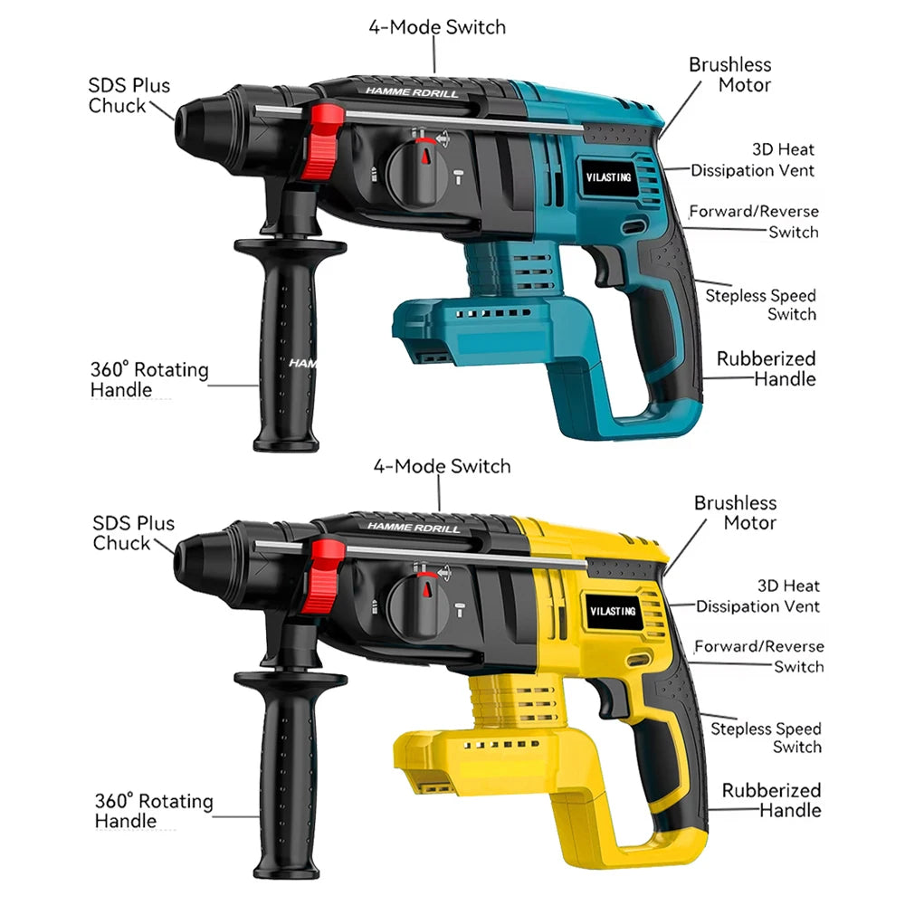 26mm Brushless Cordless Rotary Hammer Drill