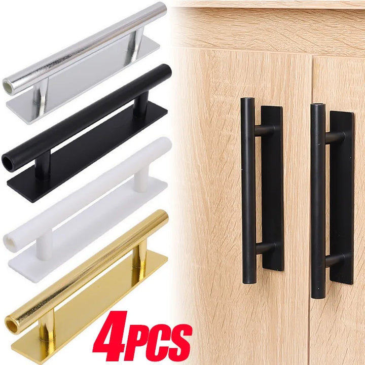 4/1pcs Self-Adhesive Furniture Door Handles – Punch-Free Knobs