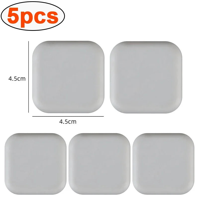 5pcs Silicone Door Stops – Wall & Handle Cushions