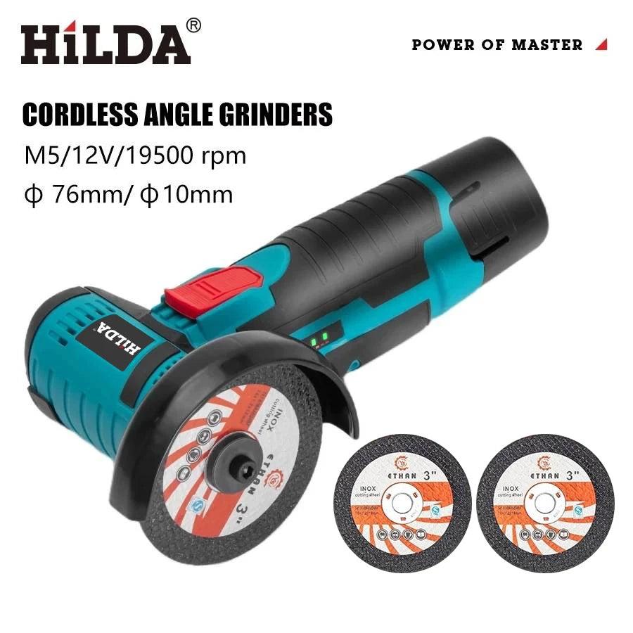 12V Mini Cordless Angle Grinder