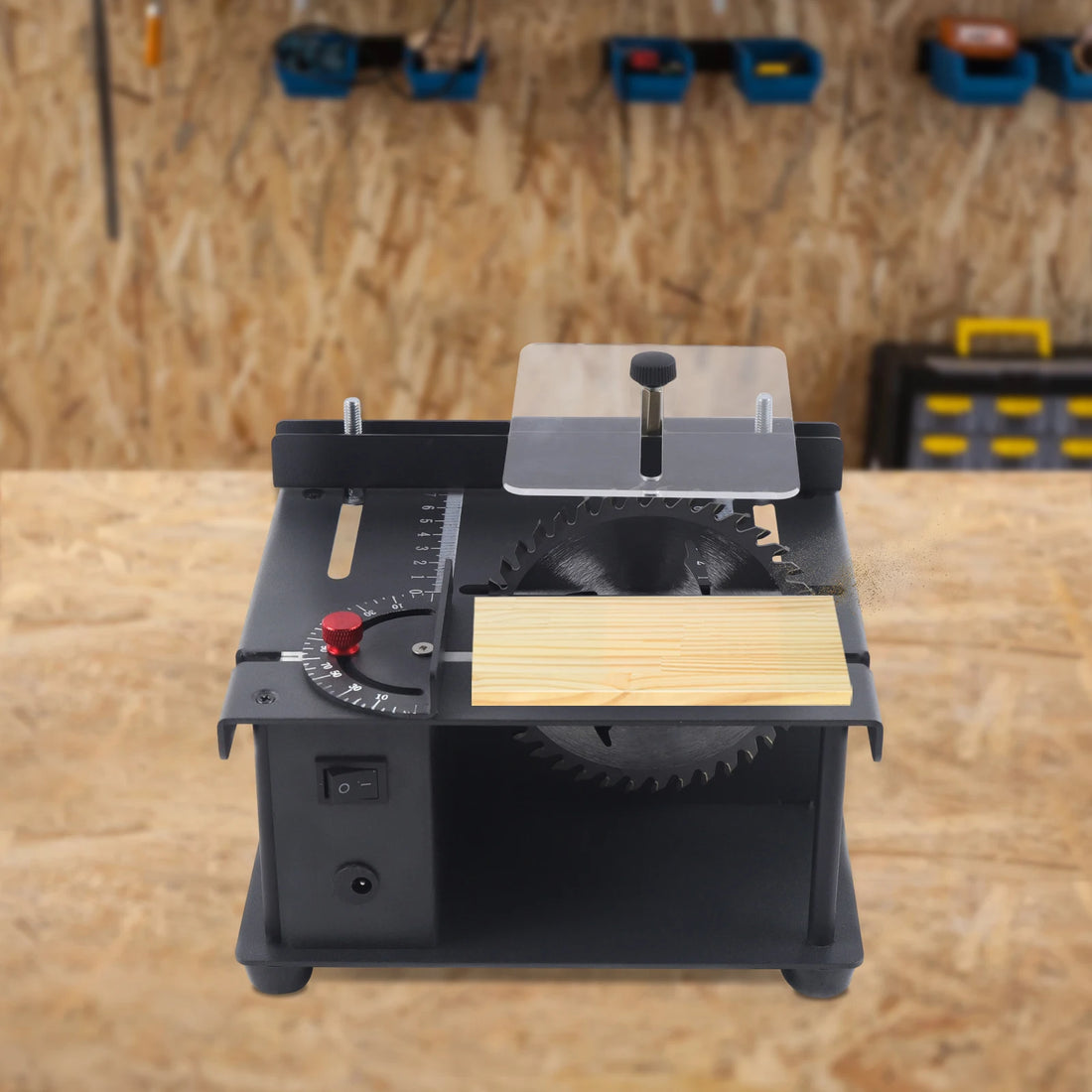 Mini 200W Adjustable Desktop Table Saw